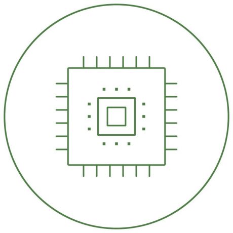 Ikona moderní technologie